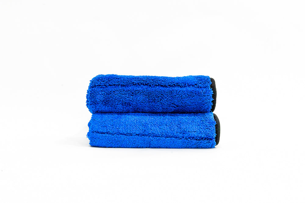 Ceramic Garage Big Blue Microfiber Car Wash Towel 16 x 16 1100 GSM 2 Pack