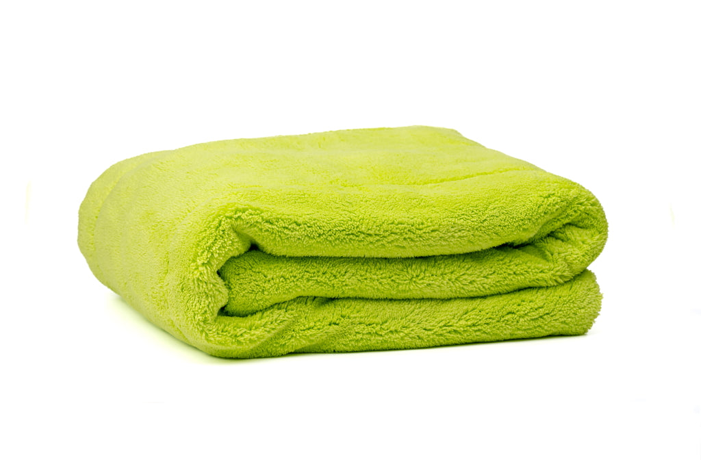 Ceramic Garage Extra-Large Super Plush Microfiber Drying Towel 20 x 40 1100 GSM Green